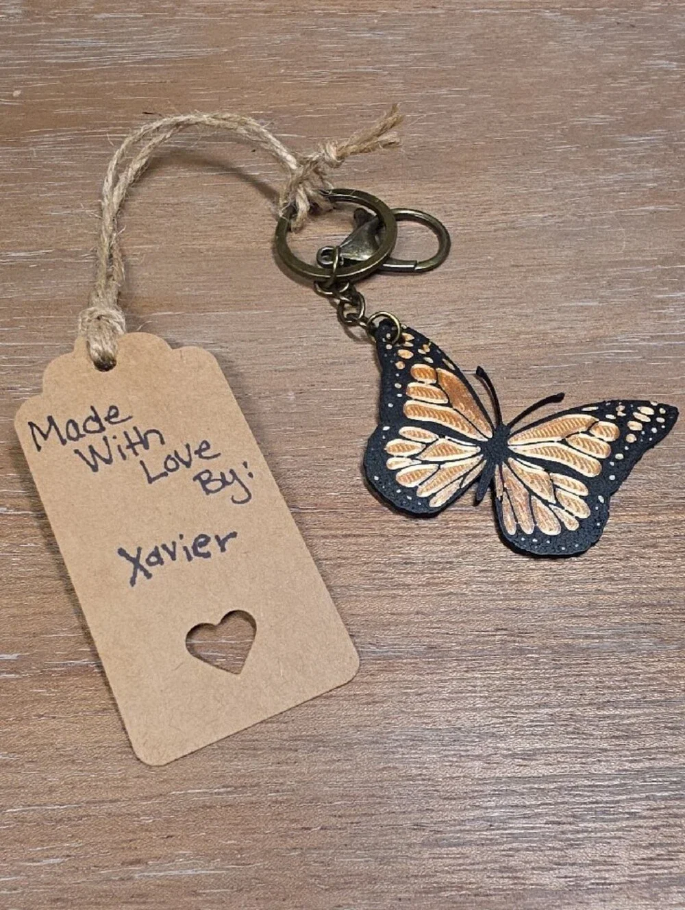 Handcrafted 3D Butterfly Bag Charm / Key Chains - Choose Your Color - NWT! - Picture 2 of 13